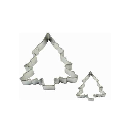 Snow Covered Christmas Tree Cookie Cutter - Click Image to Close